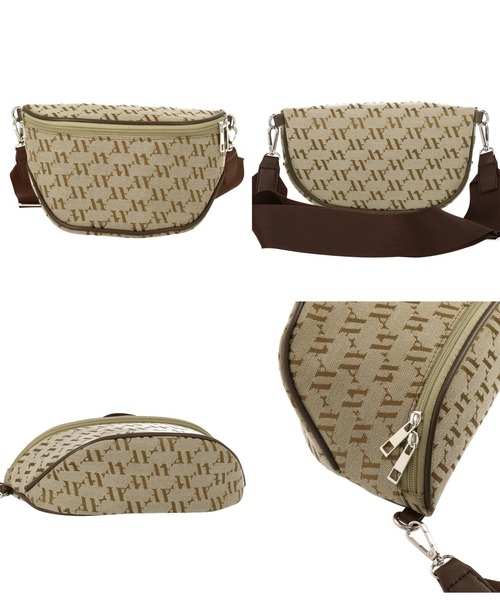 ANAP(アナップ)の「モノグラムウエストバッグ(ボディバッグ/ウエストポーチ・レディース・ベージュ・FREE)」の5枚目の写真