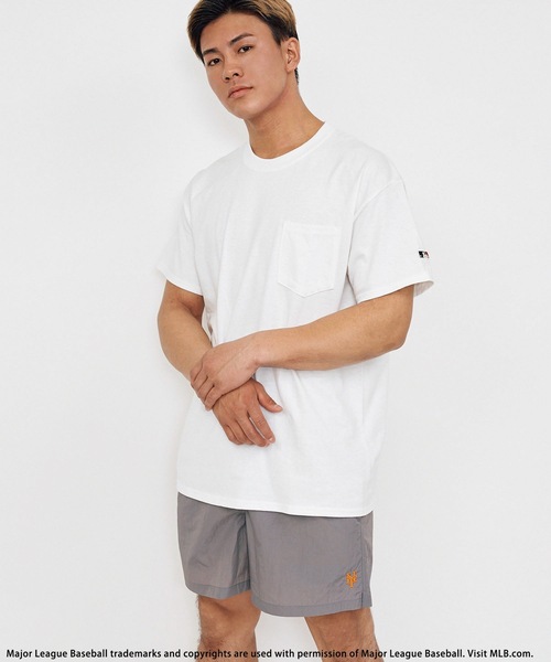 BACK TO THE FIELD（バック トゥー ザ フィールド）の「【MLB】ナイロンロゴショートパンツ（その他パンツ・メンズ・ブラック/グレー/ブルー・MEDIUM/LARGE）」の8枚目の写真