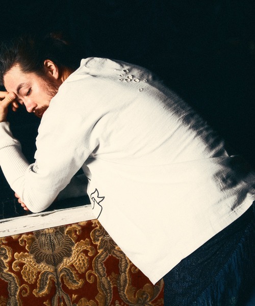 RE: Number (N)ine（リナンバーナイン）の「【RE: Number (N)ine】EMBLEM CLASH PIGMENT BIO TEE（Tシャツ/カットソー・メンズ・ライトグレー/ダークブラウン/ダークグレー/サンドグレー/スモークグレー/スミクロ・2/4/3）」の15枚目の写真