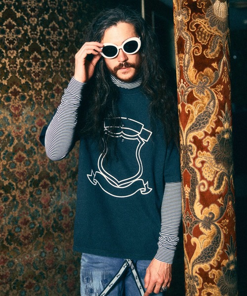 RE: Number (N)ine（リナンバーナイン）の「【RE: Number (N)ine】EMBLEM CLASH PIGMENT BIO TEE（Tシャツ/カットソー・メンズ・ライトグレー/ダークブラウン/ダークグレー/サンドグレー/スモークグレー/スミクロ・2/4/3）」の18枚目の写真