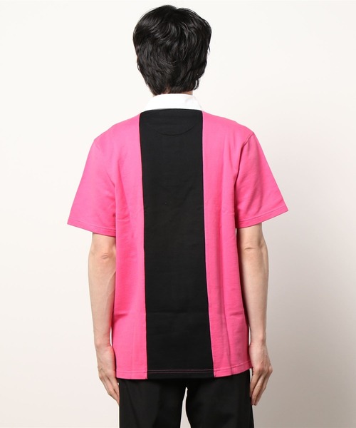 Saturdays NYC（サタデーズ ニューヨークシティ ）の「Jake Panelled（Tシャツ/カットソー・メンズ・ピンク・L/M/S/X-SMALL）」の3枚目の写真