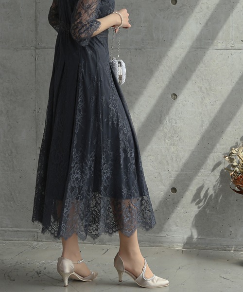 epic day オールレースロングドレス（ドレス）｜epic day（エピック