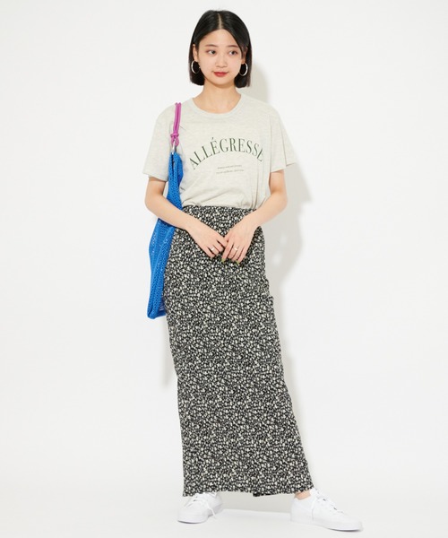 U by SPICK&SPAN(ユーバイスピックアンドスパン)の「BIGロゴTee(Tシャツ/カットソー・レディース・グレー/グリーン・FREE)」の9枚目の写真