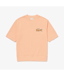 LACOSTE | オーバーサイズクロックエンブレムスウェットTシャツ(スウェット)