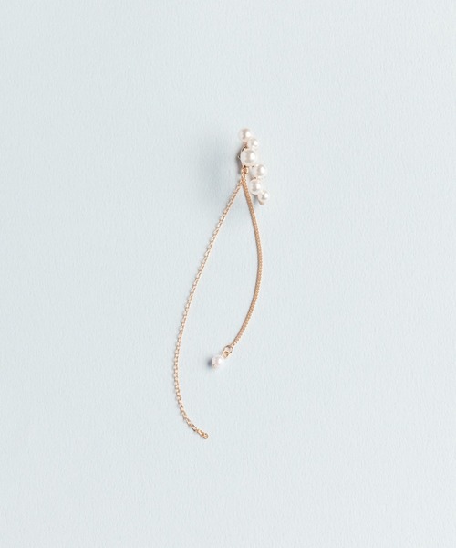 Phoebe（フィービィー）の「2wayデコラティブパールチェーンイヤーカフ（イヤーカフ・レディース・イエローゴールド/シルバー/ピンクゴールド/ゴールド系1/シルバー系1・FREE）」の18枚目の写真