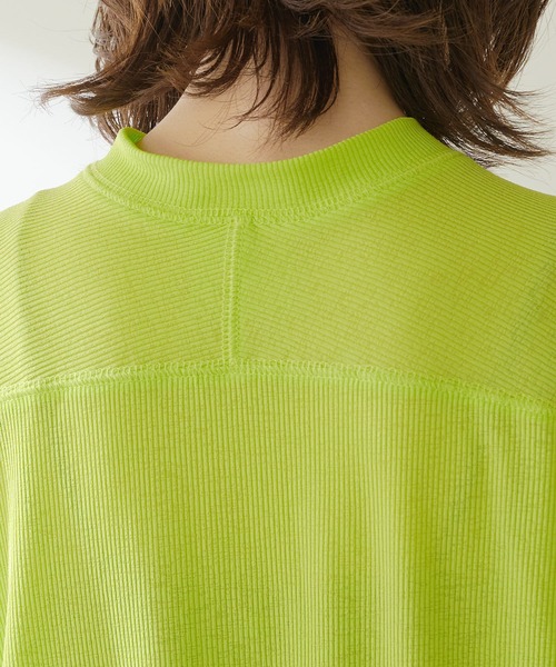 COLLAGE GALLARDAGALANTE(コラージュガリャルダガランテ)の「シアーリブカーディガン(カーディガン/ボレロ・レディース・ホワイト/ライム・FREE)」の14枚目の写真