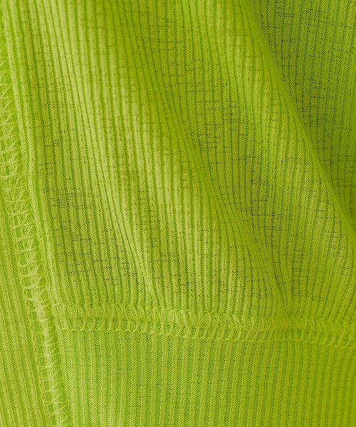 COLLAGE GALLARDAGALANTE(コラージュガリャルダガランテ)の「シアーリブカーディガン(カーディガン/ボレロ・レディース・ホワイト/ライム・FREE)」の9枚目の写真