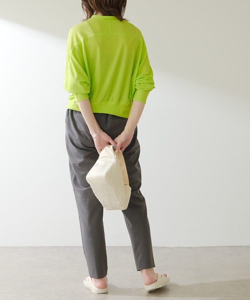 【試着のみ】コラージュガリャルダガランテ　シアーシャツカーディガン　アイボリー COLLAGE GALLARDAGALANTE（コラージュガリャルダガランテ）の