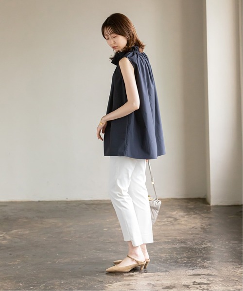 NOBLE ノーブル　2WAY トップス ブラウス シャツ　フリー　ホワイト NOBLE ノーブル 2WAY トップス ブラウス シャツ フリー ホワイト