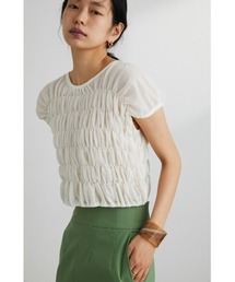 STYLEMIXER | シアーシャーリングクロップドトップ(Tシャツ/カットソー)