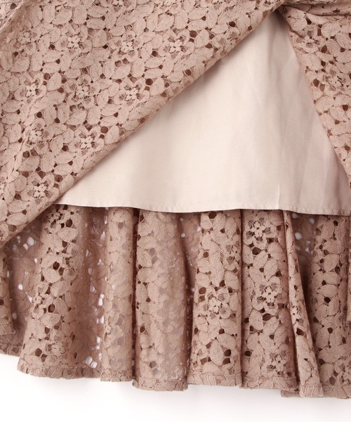 PROPORTION BODY DRESSING(プロポーションボディドレッシング)の「<E>マーメイドレーススカート / 1212227600(スカート・レディース・ブラウン/ピンク/ベージュ・MEDIUM/X-SMALL/SMALL)」の19枚目の写真