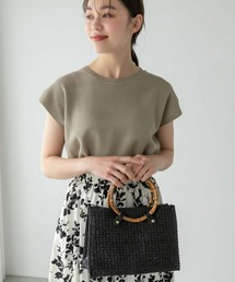 Edit Sheen | バンブーハンドルペーパーかごバッグ(かごバッグ)