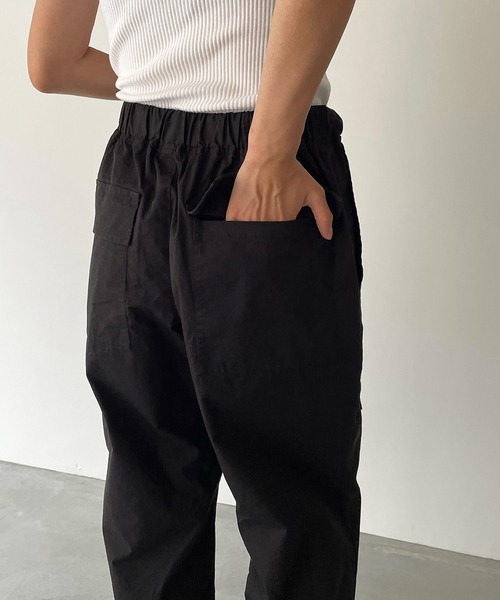 CANAL JEAN(キャナルジーン)の「RED CHOP WORKS(レッドチョップワークス) フロントポケットパンツ(その他パンツ・レディース・ホワイト/ブラック・38/36)」の7枚目の写真