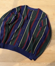 BEAMS / 9ゲージ マルチストライプ ニットカーディガン