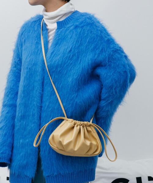 CITEN（シテン）の「＜CITEN＞2WAY ソフト巾着 ショルダーバッグ（ショルダーバッグ・レディース・ライトブルー/ブラック/パープル/クリーム・FREE）」の2枚目の写真