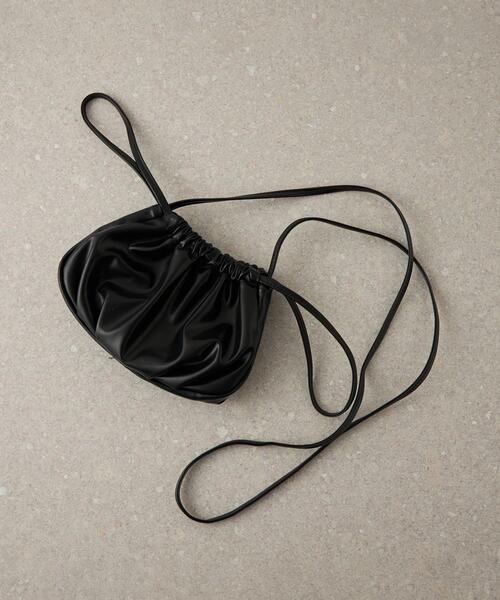 CITEN（シテン）の「＜CITEN＞2WAY ソフト巾着 ショルダーバッグ（ショルダーバッグ・レディース・ライトブルー/ブラック/パープル/クリーム・FREE）」の16枚目の写真