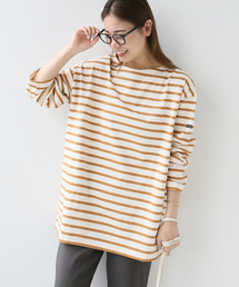 《追加》別注【Leminor/ルミノア】*RELUME Loose border Tee:ボーダーTEE