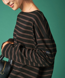 《追加》別注【Leminor/ルミノア】*RELUME Loose border Tee：ボーダーTEE