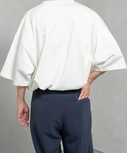 Perushu（ペルーシュ）の「ファイアハートプリントTシャツ（Tシャツ/カットソー・メンズ・チャコールグレー/レッド/オフホワイト・MEDIUM/LARGE）」の21枚目の写真