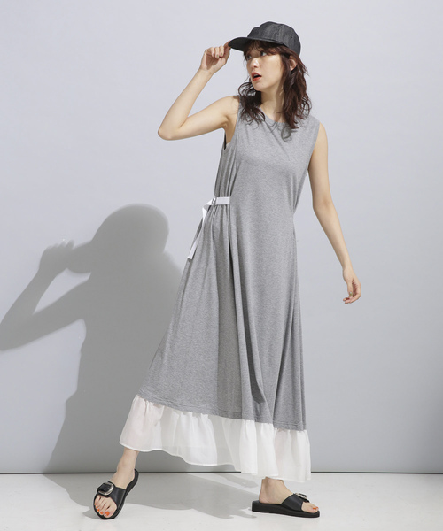 ブランド古着 Nano Universe ノースリーブワンピース ワンピース Muveil Work ミュベールワーク のファッション通販 Zozoused