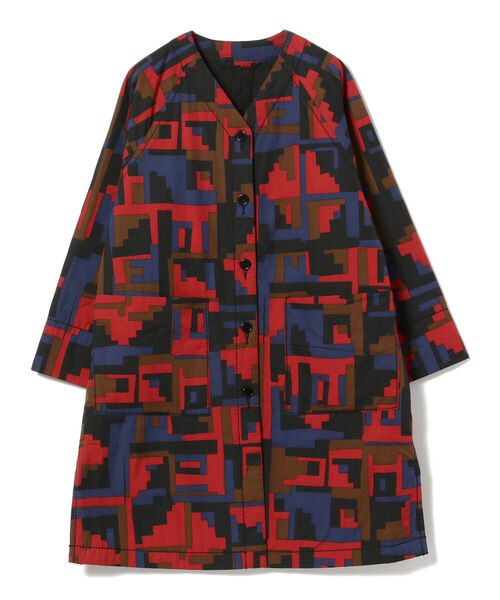 fennica（フェニカ）の「homspun / patchwork　パッチワークプリント裏キルティングコート（その他アウター・レディース・その他2・ONE SIZE）」の2枚目の写真