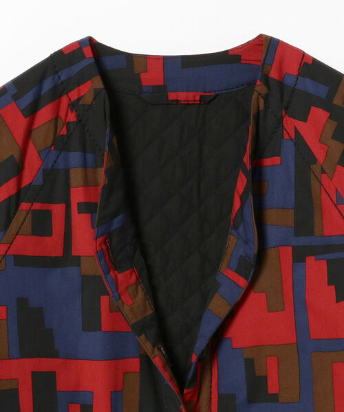 fennica（フェニカ）の「homspun / patchwork　パッチワークプリント裏キルティングコート（その他アウター・レディース・その他2・ONE SIZE）」の3枚目の写真