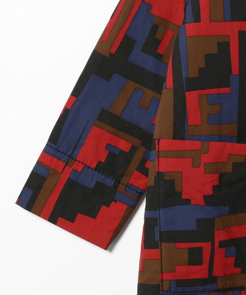fennica（フェニカ）の「homspun / patchwork　パッチワークプリント裏キルティングコート（その他アウター・レディース・その他2・ONE SIZE）」の4枚目の写真