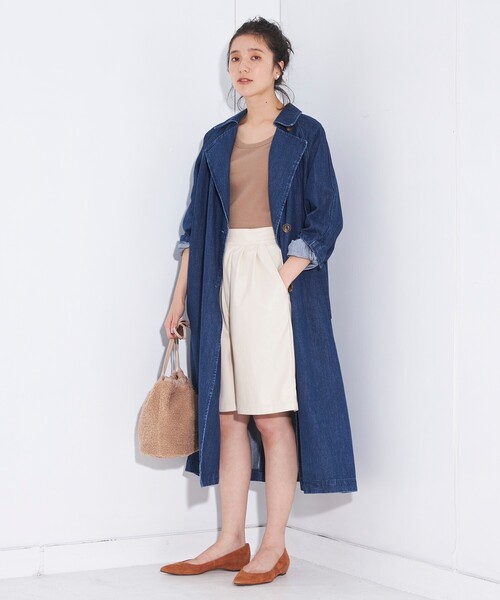 tk. デニムトレンチコート THE SHOP TK （ザ ショップ ティーケー ）の「◇デニムトレンチ