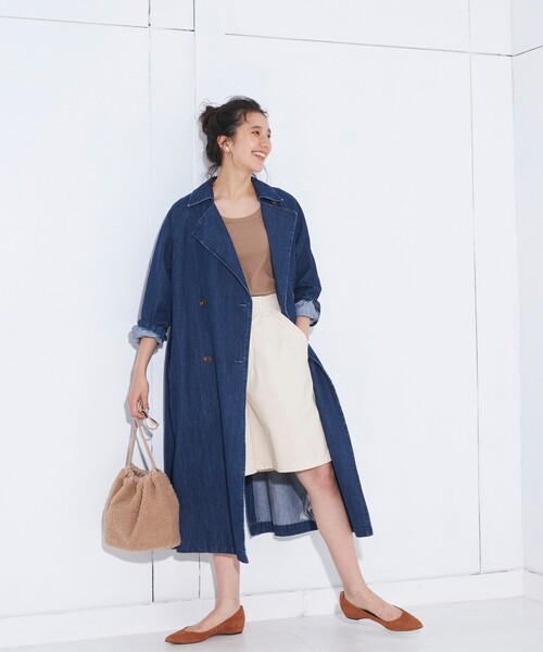 tk. デニムトレンチコート THE SHOP TK （ザ ショップ ティーケー ）の「◇デニムトレンチ
