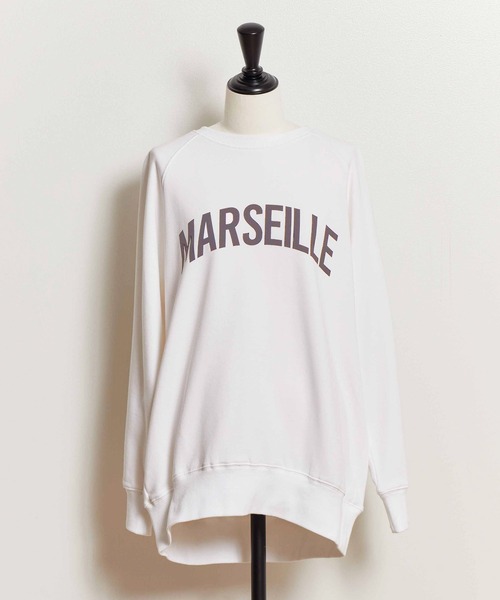 NOELA(ノエラ)の「【WEB限定】オーバーサイズロゴスウェット(スウェット・レディース・チャコールグレー/ネイビー/オフホワイト・フリー)」の21枚目の写真