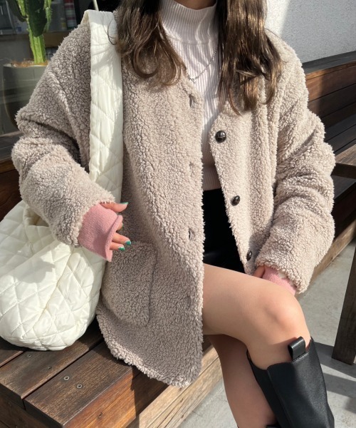 nemne store（ネンネストア）の「もこもこボアブルゾン（ブルゾン