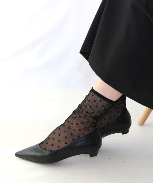 Fin(フィン)の「ポインテッドトゥVカットパンプス【低反発スポンジ入り】(パンプス・レディース・ベージュ/ブラック系その他/グレー/ブラック・23.5cm/22.5cm/24cm/23cm/24.5cm)」の14枚目の写真