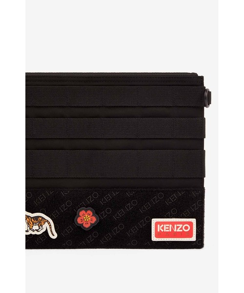 KENZO（ケンゾー）の「KENZO ジャングル ラージ ポーチ（ポーチ・メンズ・ブラック系その他・ONE SIZE）」の2枚目の写真