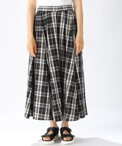 niko and...（ニコアンド）の「イージータックフレアスカート（スカート・レディース・ホワイト/パープル/ブラウン/オリーブ/チャコール・MEDIUM/LARGE）」の6枚目の写真