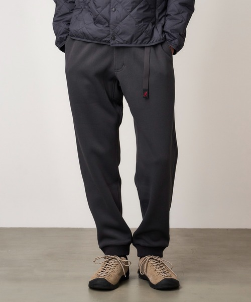 BONDING KNIT FLEECE NARROW RIB PANT｜ボンディングニットフリース