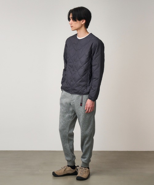 Gramicci（グラミチ）の「BONDING KNIT FLEECE  NARROW RIB PANT｜ボンディングニットフリースナローリブパンツ（その他パンツ・メンズ・チャコールグレー/ヘザーグレー/ブラック/オートミール/グリーン系その他/チャコール・L/XS/M/XL/XXL/S）」の9枚目の写真