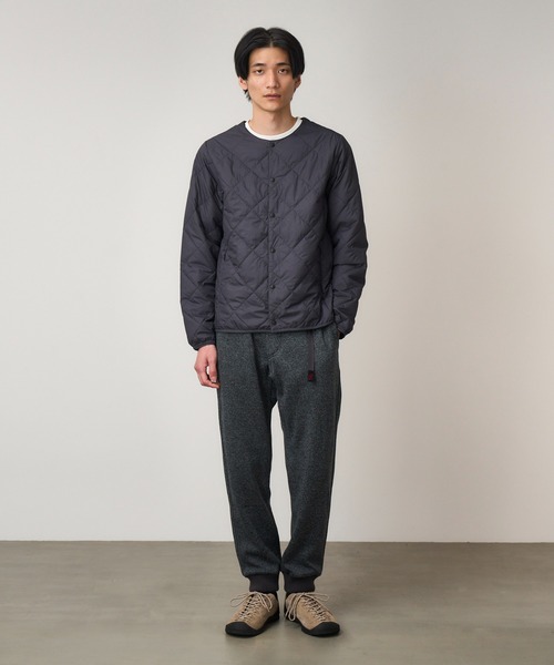 Gramicci（グラミチ）の「BONDING KNIT FLEECE  NARROW RIB PANT｜ボンディングニットフリースナローリブパンツ（その他パンツ・メンズ・チャコールグレー/ヘザーグレー/ブラック/オートミール/グリーン系その他/チャコール・L/XS/M/XL/XXL/S）」の12枚目の写真