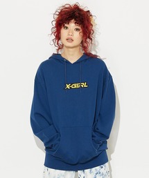 X-girl | 3D EMBROIDERY LOGO SWEAT HOODIE(パーカー)