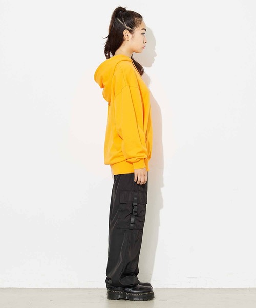 X-girl（エックスガール）の「3D EMBROIDERY LOGO SWEAT HOODIE