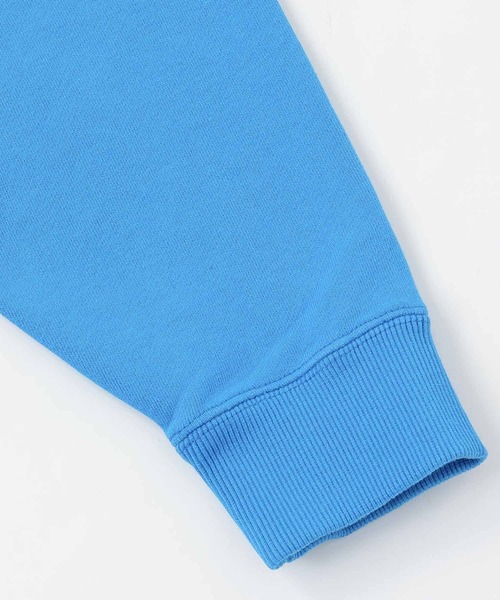 X-girl（エックスガール）の「3D EMBROIDERY LOGO SWEAT HOODIE（パーカー・レディース・ブルー/ネイビー/オレンジ・L/M/XL/S）」の7枚目の写真