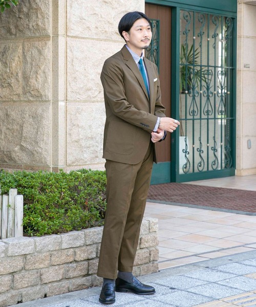 URBAN RESEARCH DOORS(アーバンリサーチドアーズ)の「LIFE STYLE TAILOR ストレッチコットンパンツ(スーツパンツ・メンズ・ベージュ/カーキ・44/46/48/50)」の15枚目の写真