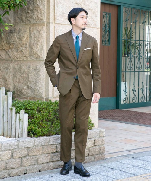 URBAN RESEARCH DOORS(アーバンリサーチドアーズ)の「LIFE STYLE TAILOR ストレッチコットンパンツ(スーツパンツ・メンズ・ベージュ/カーキ・44/46/48/50)」の16枚目の写真