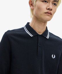 FRED PERRY ポロシャツ LS TWIN TIPPED メンズ M3636]FRED PERRY(フレッドペリー) LS TWIN TIPPED SHIRT
