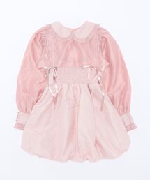 新品！Swan kiss EK J/Q frill O/P　ピンク　ワンピース Swankiss（スワンキス）の「PI twill frill O/P（ワンピース