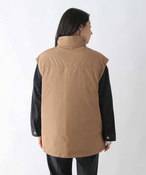 LEPSIM(レプシィム)の「はっ水中綿ベスト 123612(ダウンベスト・レディース・ブラック/ブラウン・FREE)」の12枚目の写真