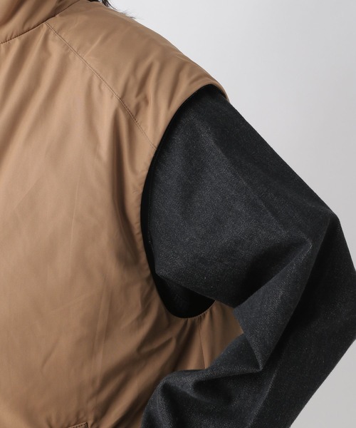 LEPSIM(レプシィム)の「はっ水中綿ベスト 123612(ダウンベスト・レディース・ブラック/ブラウン・FREE)」の14枚目の写真