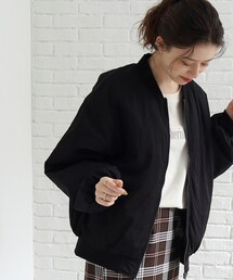 Cutie Blonde | 【女性らしく着られる！】中綿MA－1(ブルゾン)