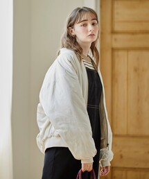 Cutie Blonde | 【女性らしく着られる!】中綿MA-1(ブルゾン)