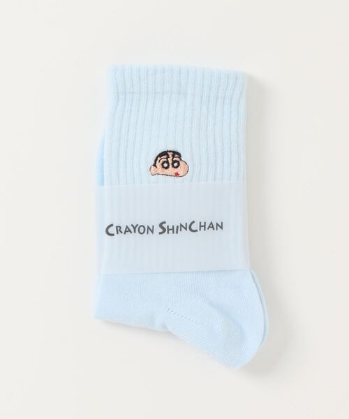 クレヨンしんちゃん 】 ワンポイント刺繍ソックス（ソックス/靴下