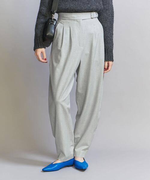 BEAUTY&YOUTH UNITED ARROWS(ビューティーアンドユースユナイテッドアローズ)の「レーヨンポリエステル カーブパンツ 2 -ウォッシャブル-(その他パンツ・レディース・ホワイト/ライトグレー/ブラック・S/M)」の3枚目の写真